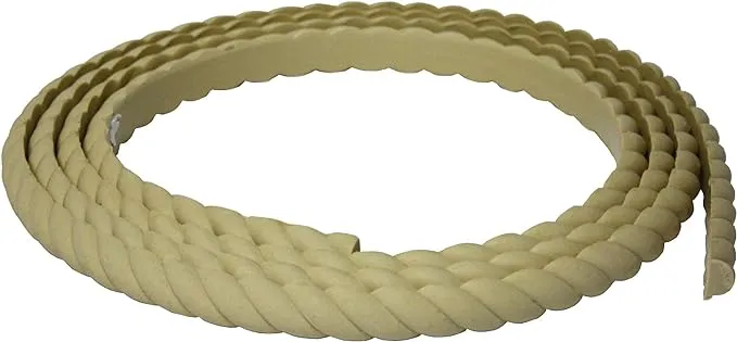 Flexible Moulding - Flexible Rope Moulding - DE913-3/4" x 1" - 8' Length - Flexible Trim