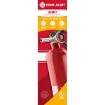 First Alert 1038789 Standard Rechargeable Home Fire Extinguisher , Red Rated 1-A 10-B C, Model Home1 3 Pack