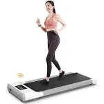 DeerRun Walking Pad, 2024 Upgrade Smart Under Desk Treadmill, 2.5HP Small Quiet Portable Treadmill, Walking Treadmill Under Desk, APP & Remote Control, Knee-Protective, No-Assembly