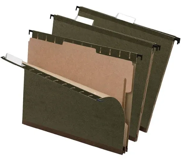 Pendaflex SureHook Reinforced Hanging Divider Folders, 1 Divider, Letter size ...