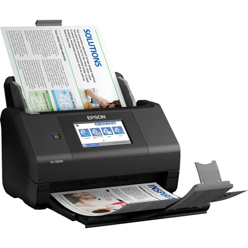 Epson WorkForce ES-580W Wireless Duplex Touchscreen Desktop Document Scanner