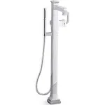 Kohler K-T27408-4 Riff Floor-Mount Bath Filler Trim - Matte Black