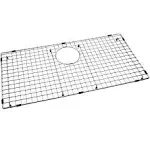 Serene Valley Sink Bottom Grid 28-3/8&#034; x 14-3/16&#034;, Rear Drain with Corner Radius