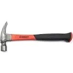 Crescent Pro Series 16 oz Smooth Face Rip Claw Hammer 5.5 in. Fiberglass Handle