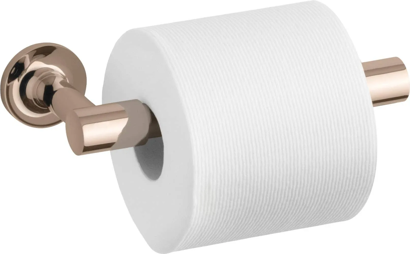 Kohler K-14377 Purist Pivoting Toilet Paper Holder - Vibrant Rose Gold