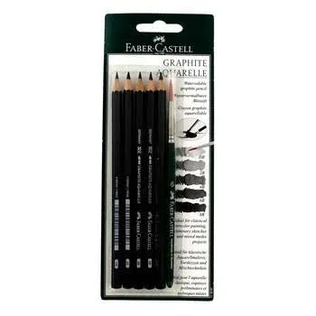 Faber-Castell Graphite Aquarelle Pencils - 5 Piece Set