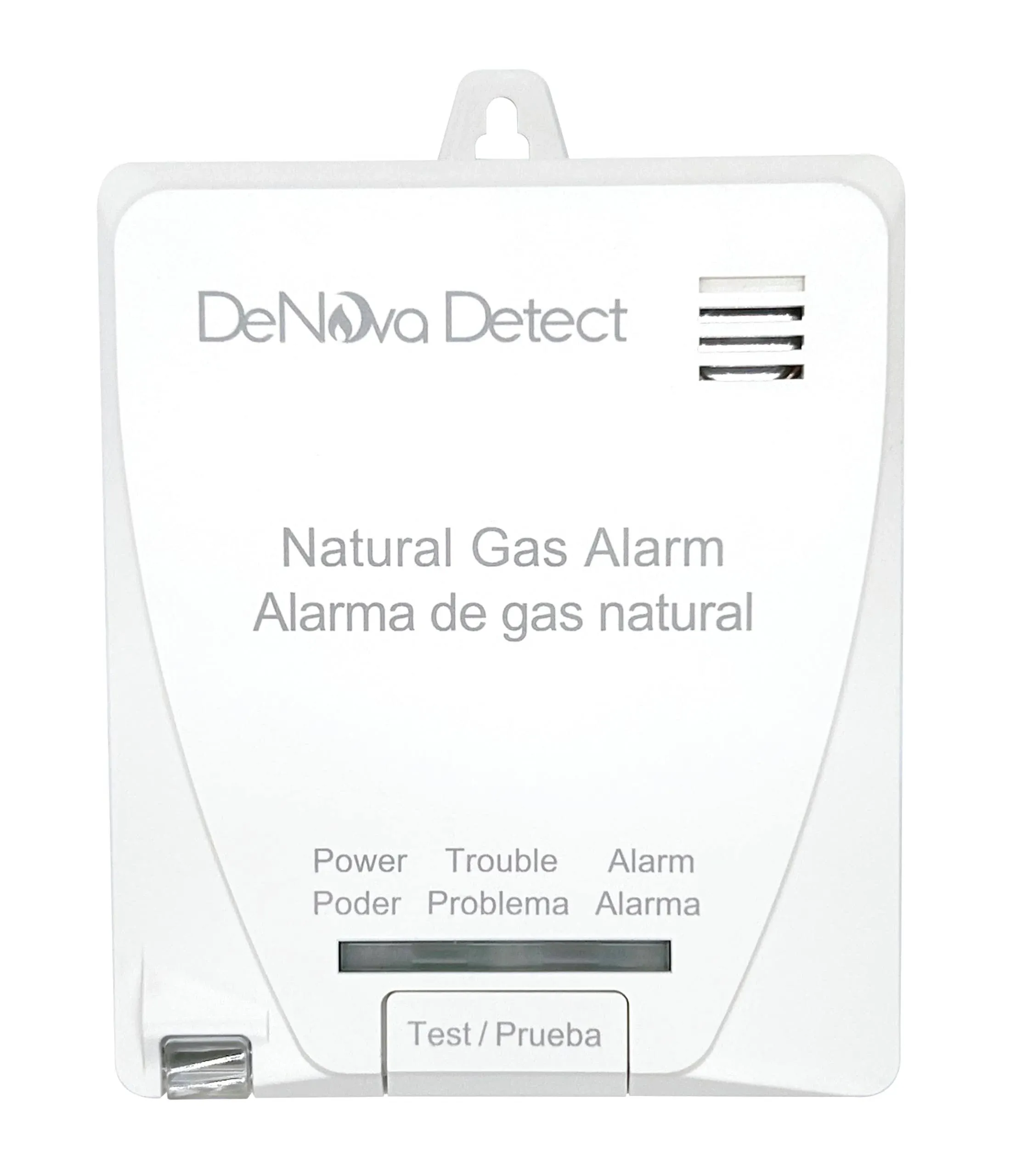 Natural Gas Alarm, Only 100% Battery-Powered Detector in USA, Voice Alerts in English & Spanish, UL1484 Listed, 6-Year Battery Life