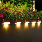 Outdoor Solar Powered Deck Lights For Fence Patio Pool Stairs Step Pathway Lamps