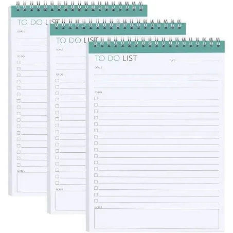 GOLDPEI To Do List Notepad Big - Daily Planner Notepad Undated 50 Sheets Tear Off, 8" x 11" Planning Pad Checklist Productivity Note Pad for Work and Personal Organized