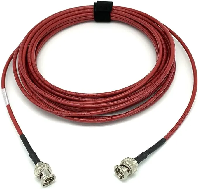 1.5ft AV-Cables 3G/6G HD SDI Mini RG59 Cable BNC-BNC Belden 1855A Cable- Red