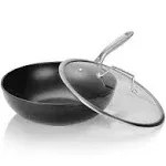 TECHEF - Onyx Collection, 12-Inch Nonstick Wok / Stir-Fry Pan with Glass Lid