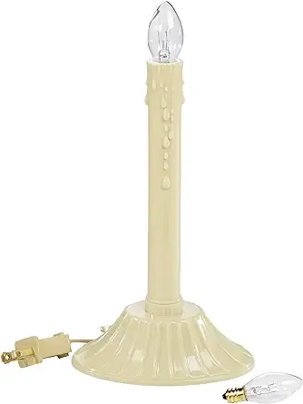 Holiday Joy - 1 Light Candle Candoliers Extra Bulbs - Great Electric Window C...