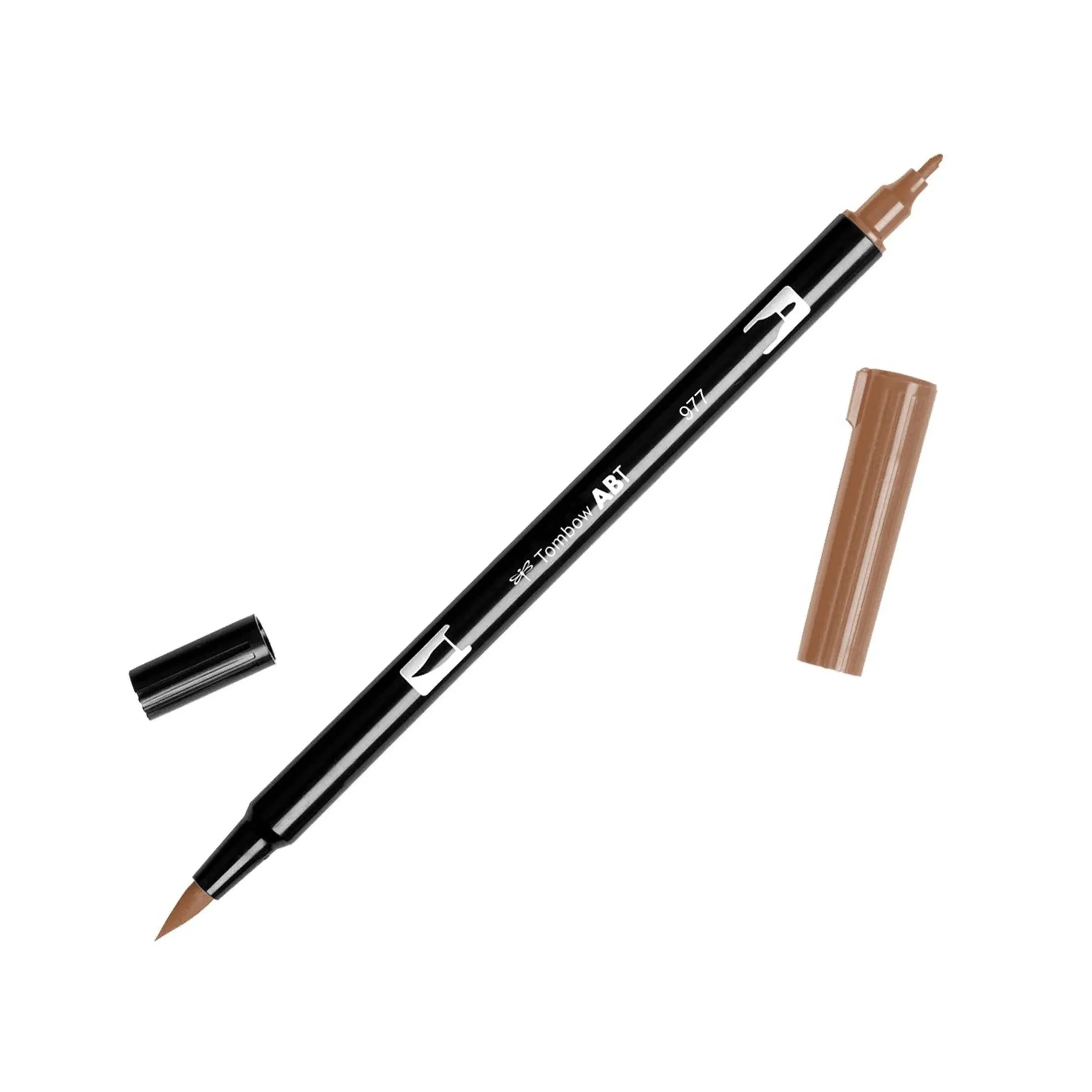 Tombow Dual Brush Pen 977 Saddle Brown