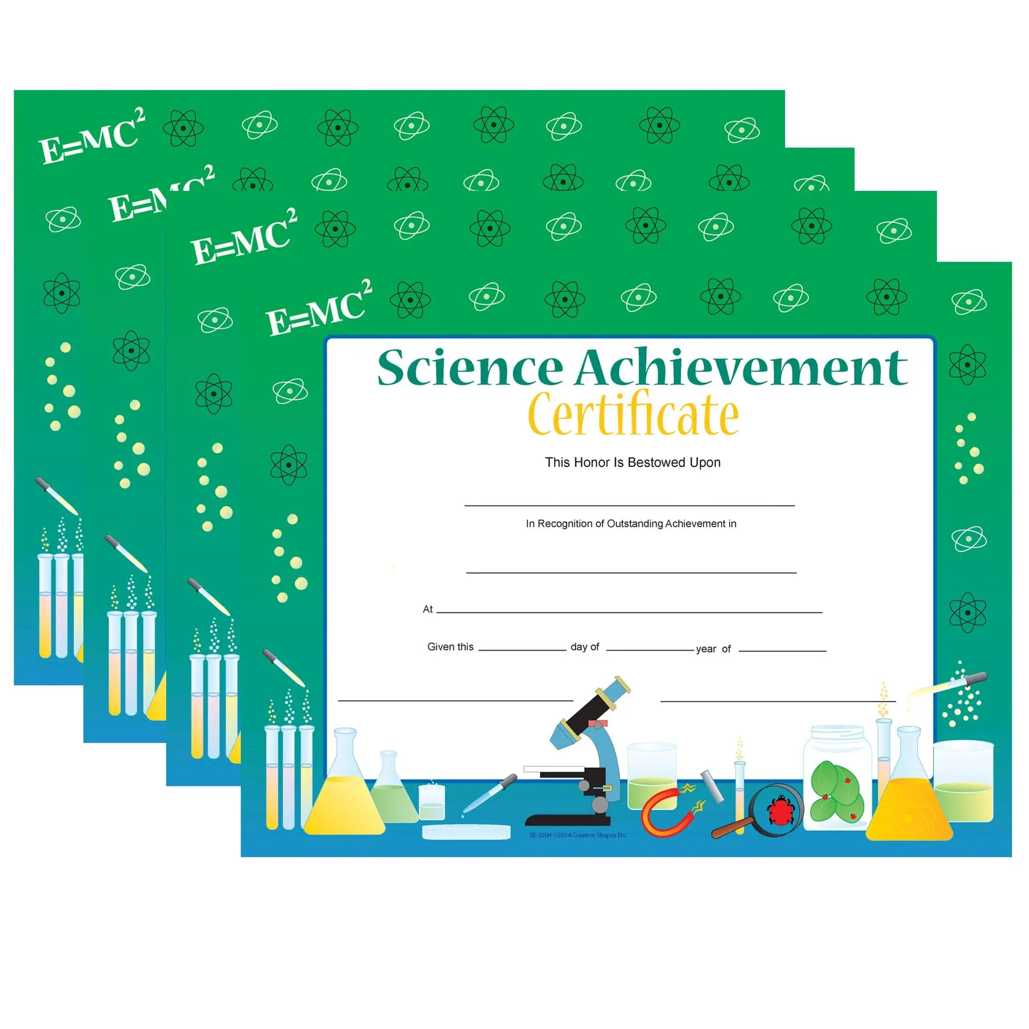 Recognition Certificates - Science Achievement