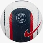 Nike PSG Paris Saint-Germain Strike Adult Unisex Soccer Ball (White/Midnight Navy/University Red, 5)