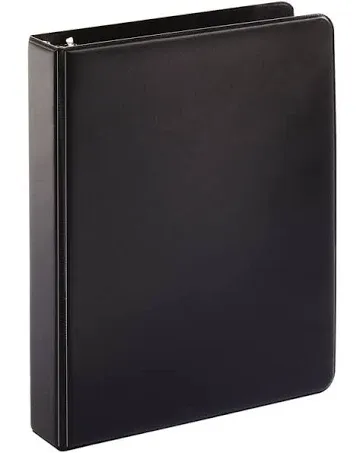 ONE Cardinal 07201 BLACK Mini 3 Ring Binder  1&#034; x 8.5&#034; x 5.5&#034; 