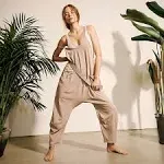 Free People Movement Hot Shot Onesie - Mocha Latte S