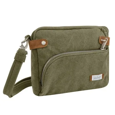 Travelon Anti Theft Bag, Pewter, Heritage, Crossbody