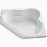 KOHLER K-1161-0 Tercet 60 In. x 60 In. Drop-In Bath, White