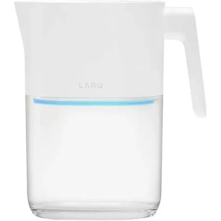 LARQ Pure White Pitcher PureVis (Advanced Filter) - 1.9 Liter/8-Cup