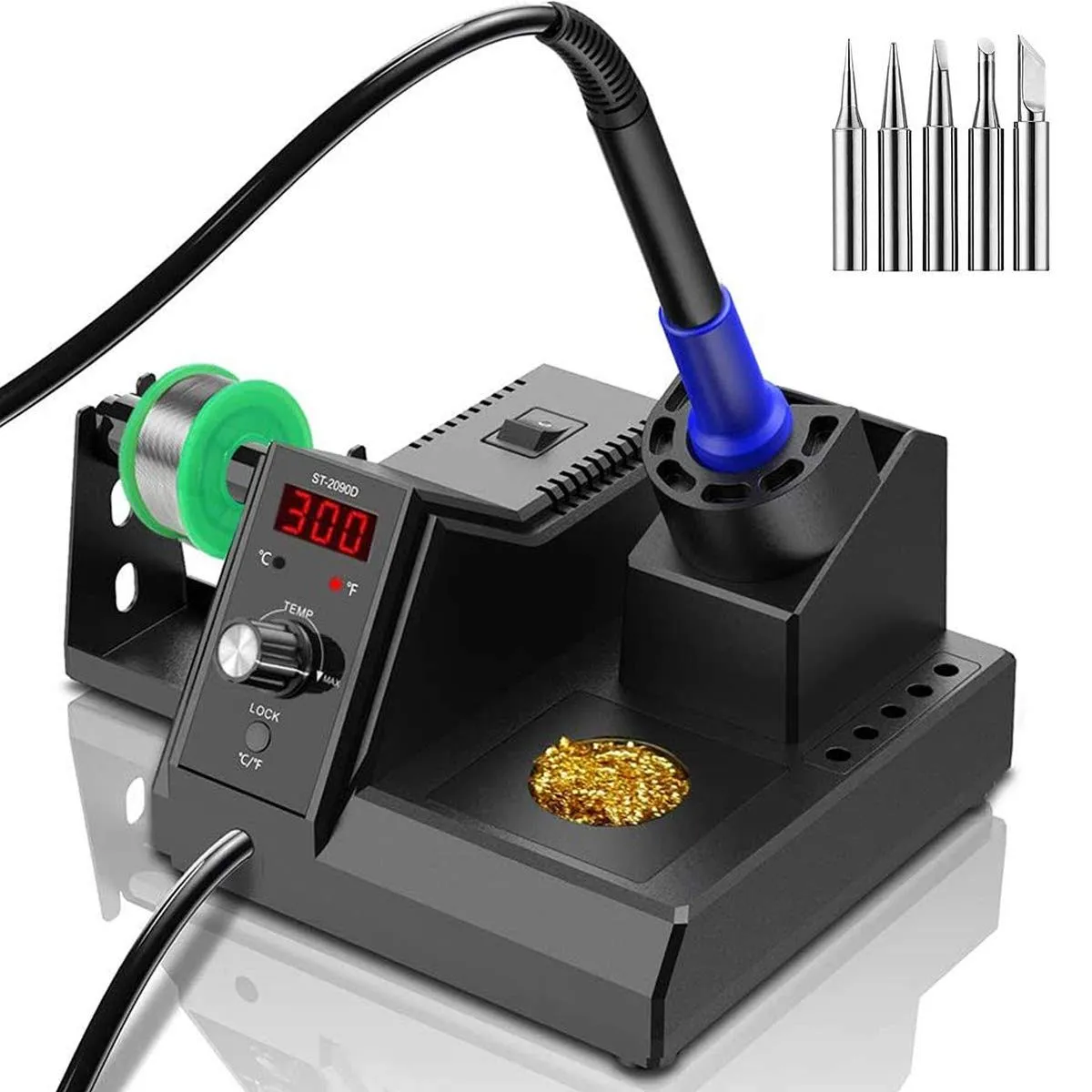 Soldering Station 110V 80W Digital Soldering Iron Kit with Smart Temperature ...