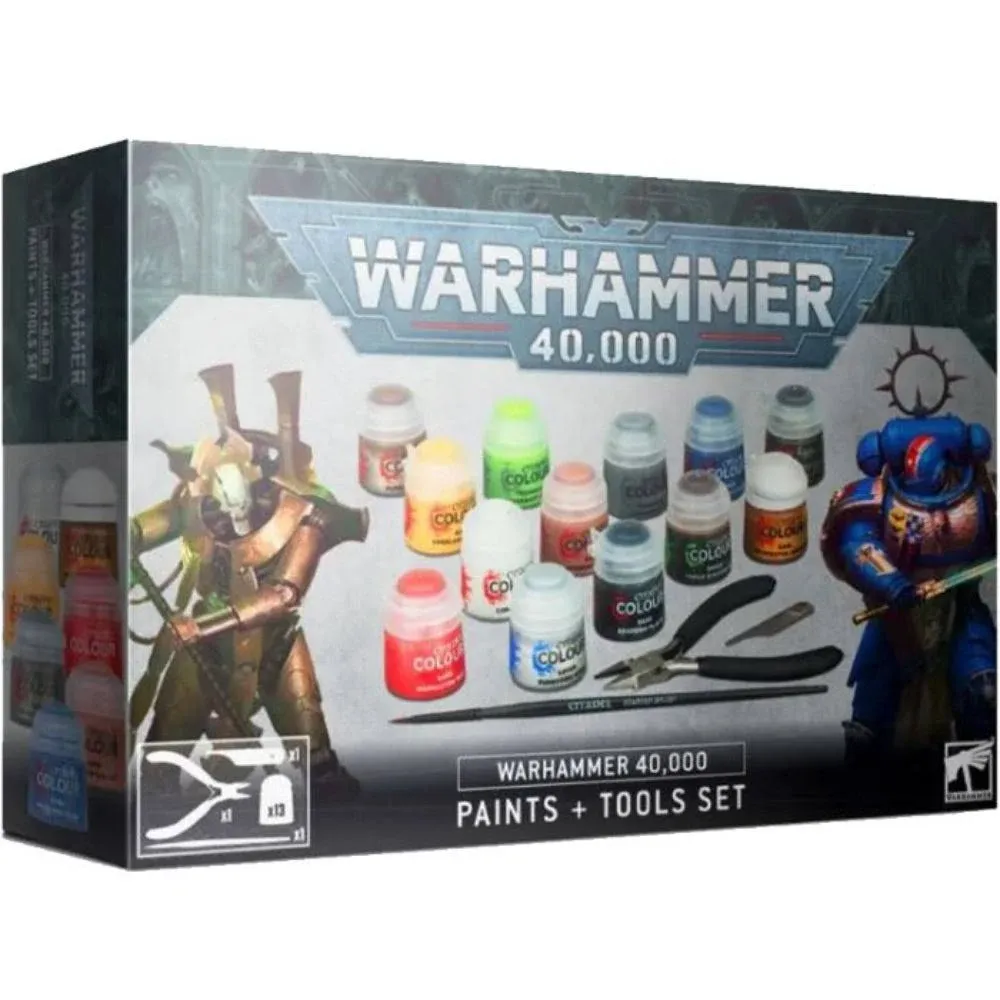 Games Workshop - Warhammer 40,000: Paints + Tools Set