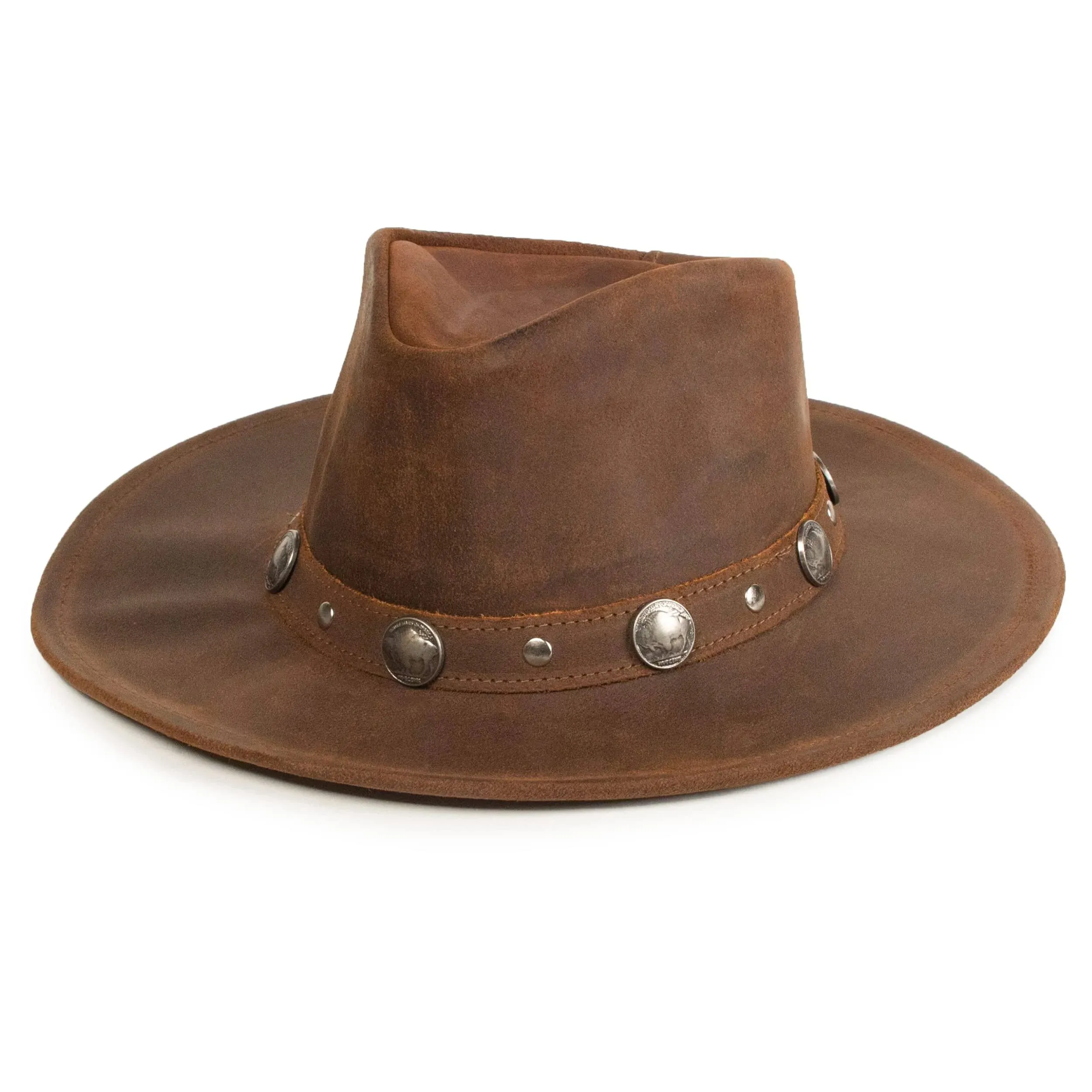 Minnetonka Buffalo Nickel Hat Large / Brown