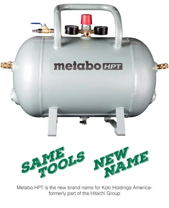 Metabo HPT 10 Gallon ASME Certified Reserve Tank