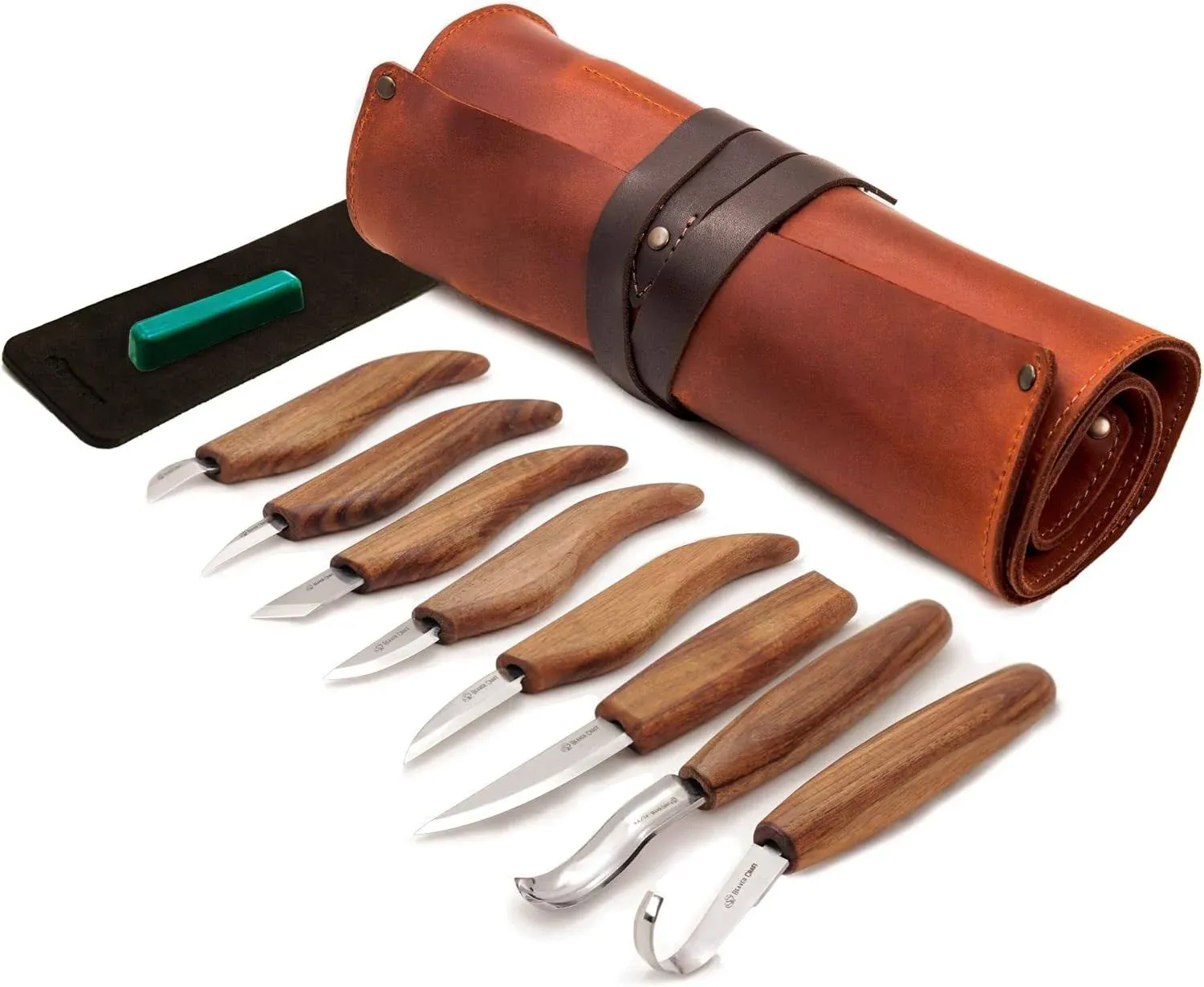 S18X – Deluxe Wood Carving Set With Walnut Handles