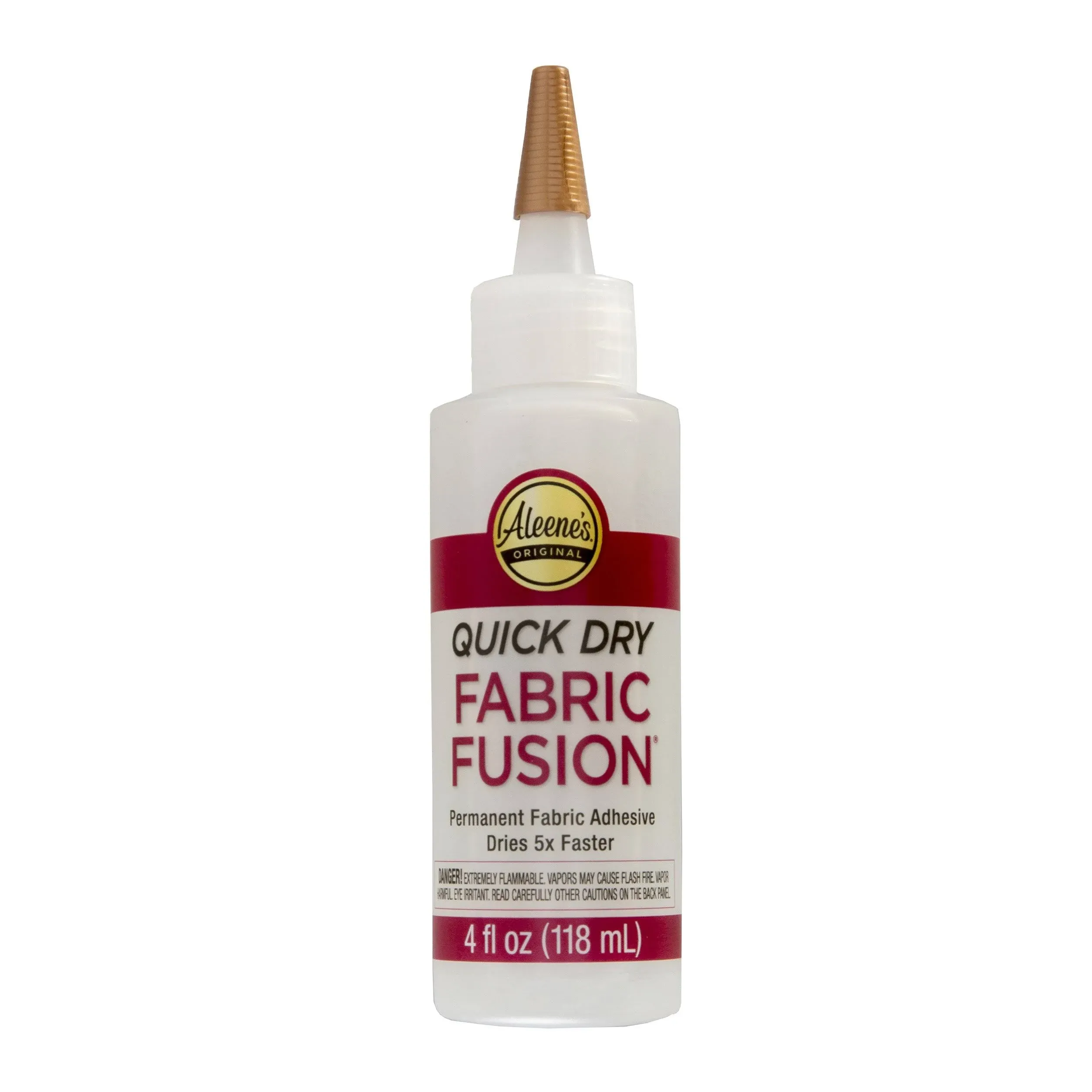 Aleene's Quick Dry fabric Fusion Permanent Fabric Adhesive, 4-Ounce