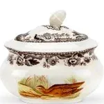 Spode Woodland Covered Sugar Bowl (Snipe/Pintail)