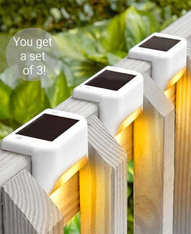 LTD Commodities Solar Deck Lights (Set of 3)