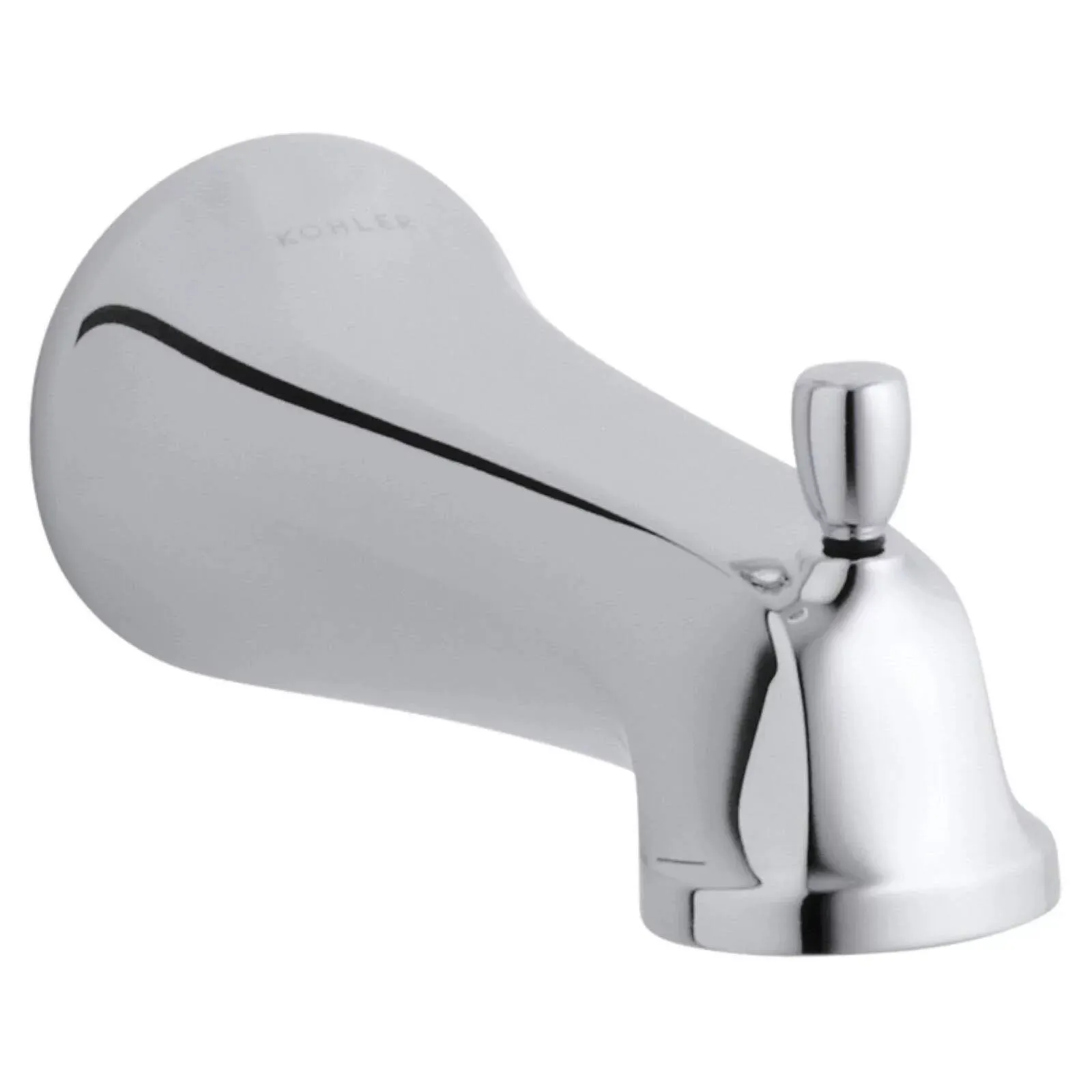 Kohler K-10589-CP Bancroft Wall Mount Diverter Spout, Polished Chrome