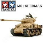 Tamiya 1/35 Israeli Tankmilitary M51 Super Shaman Model Kit