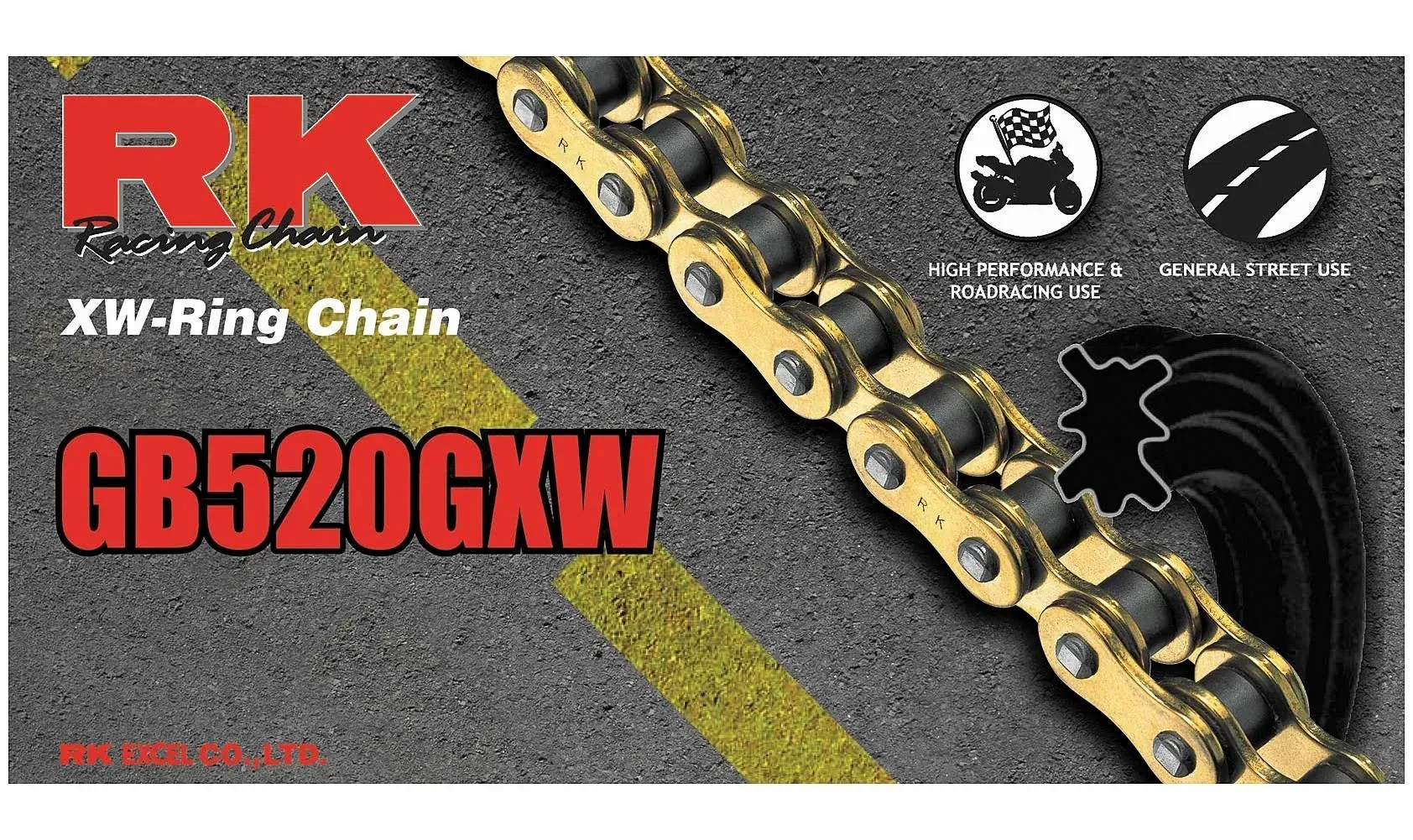 RK Gb520gxw-120 XW-Ring 520GXW Chain