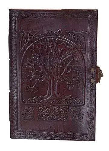 Lined Leather Journal Refillable Paper Double Dragon Handmade Leather Journal