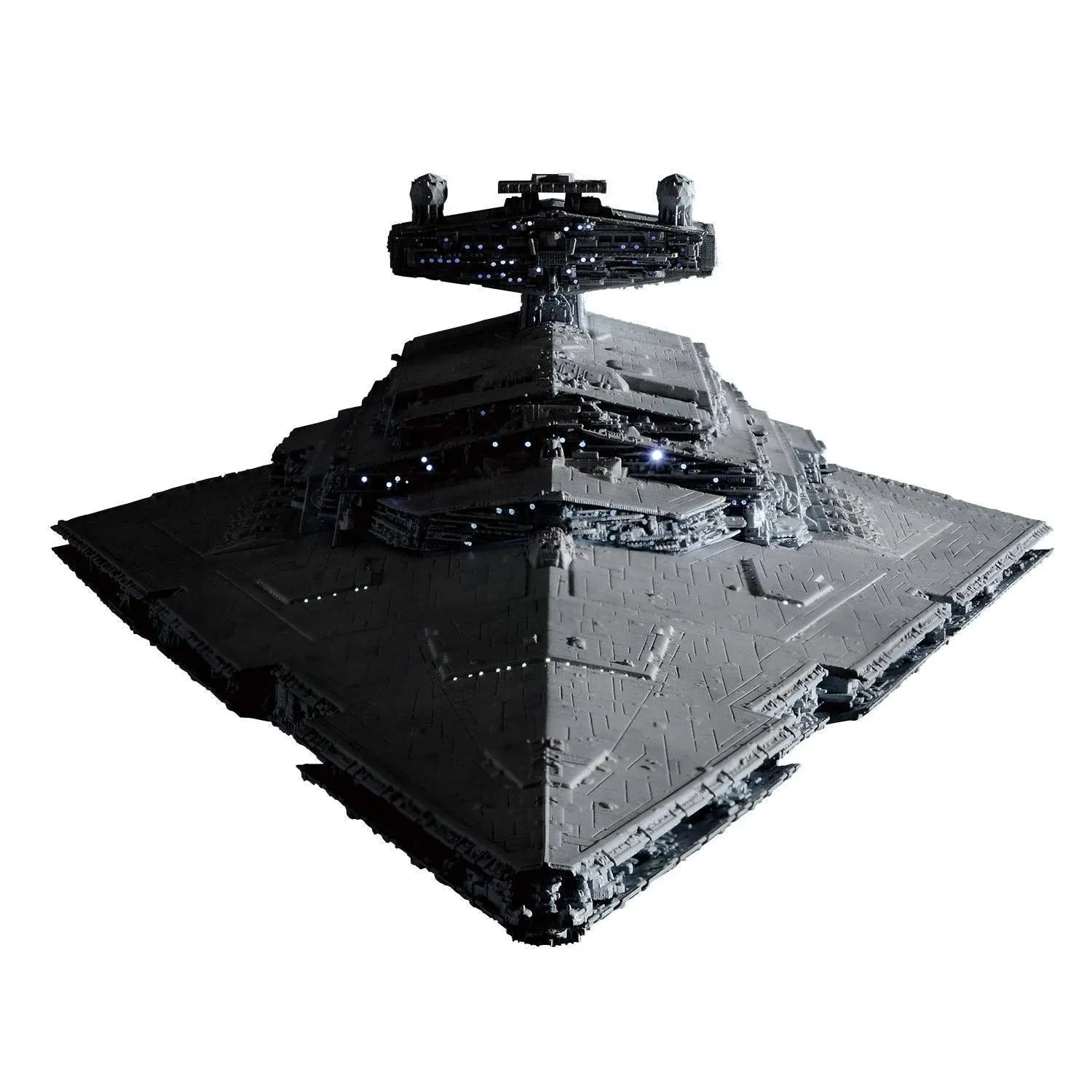 Bandai Spirits Hobby Star Wars 1/5000 Star Destroyer (Lighting Model) Limited Ver. Star Wars, Grey, Model:-