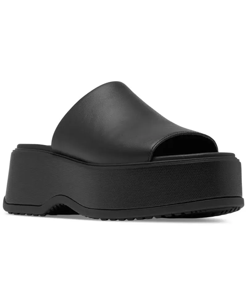 Sorel Women's Dayspring Slide Sandals Black 7