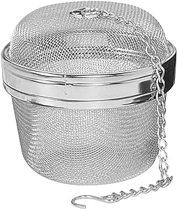 Fox Run - 5143 Fox Run Spice Infuser/Tea Ball, 3 x 3 x 3 inches, Metallic