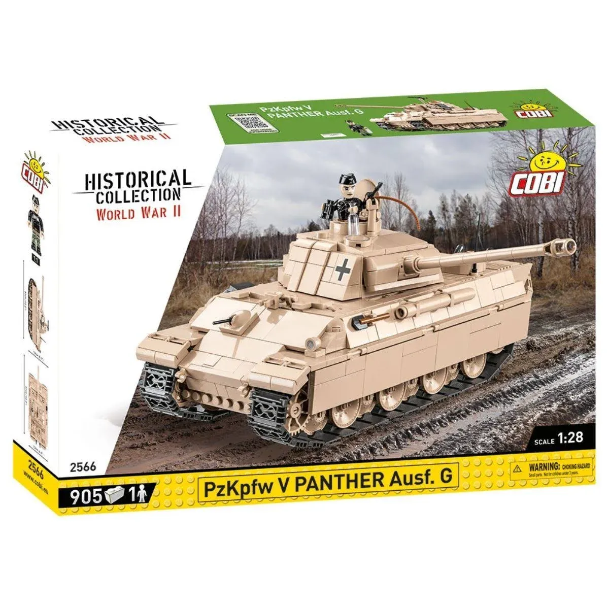 COBI Historical Collection World War II Panzer V Panther Ausf. G. Tank