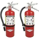 Amerex B500, 5lb ABC Dry Chemical Class A B C Fire Extinguisher (2 Pack)