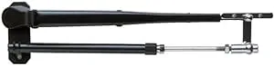 Marinco 33032A Wiper Arm, Black Stainless Steel Pantographic, 12"-17" Adjustable