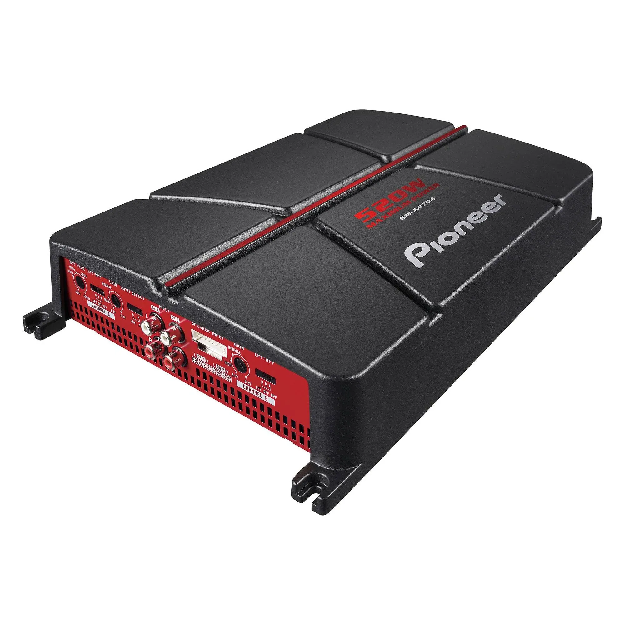 Pioneer 4-Channel Class AB Car Amplifier GM-A4704 520w Max Amp (130w x 2Ch RMS)