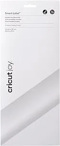 Cricut Joy Smart Label Writable Vinyl Removable White