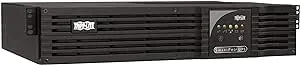 Tripp Lite SMART1500CRMXL 1500VA 1440W UPS Smart Rackmount AVR 120V USB DB9 SNMP 2URM, 8 Outlets , Black