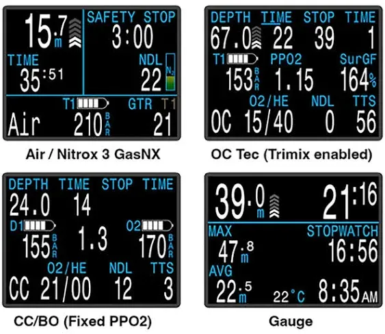 Shearwater Perdix 2 Ti in Black Dive Computer