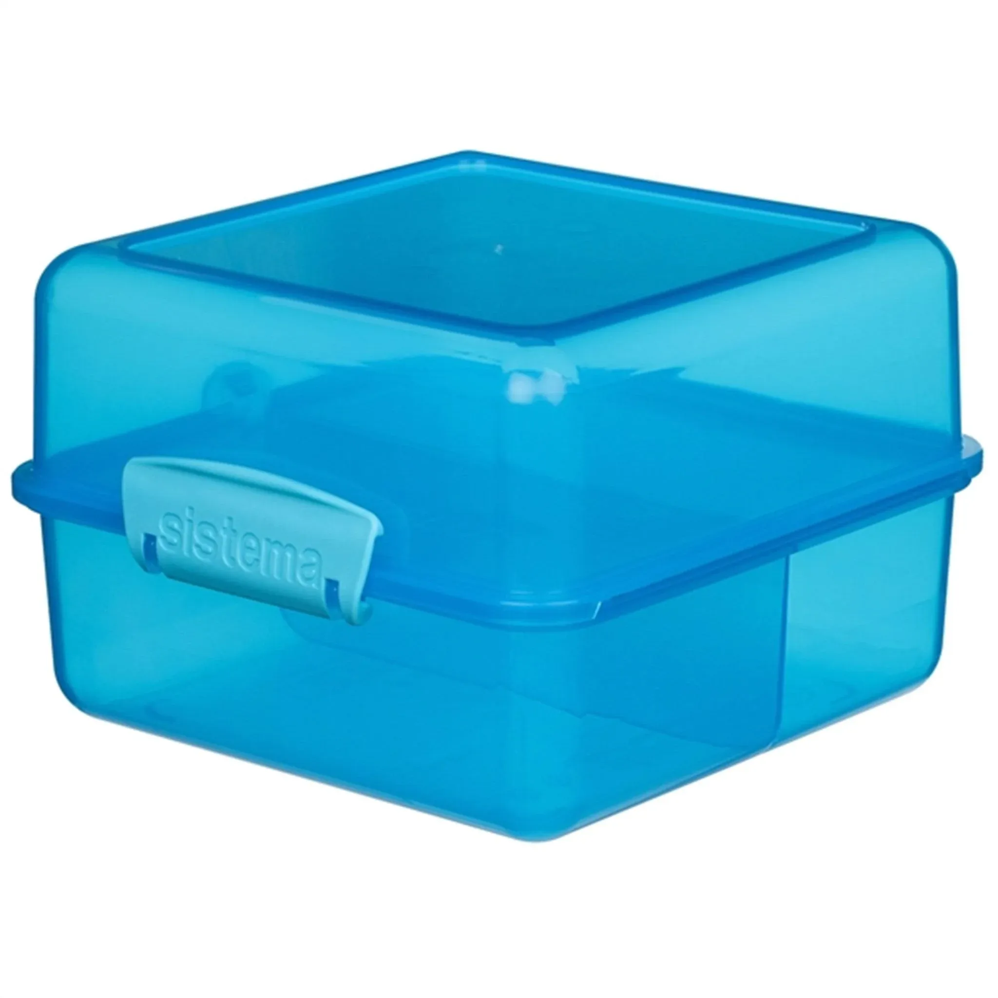 Sistema Lunch Box with Compartments ,1.4 L Lunch Cube ,Food Storage Container wi