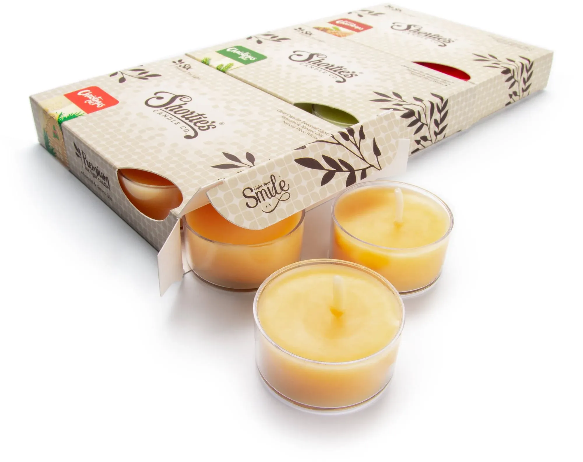 Christmas Premium Tealight Candles Variety 3 Pack (18 Highly Scented Tea Lights) - Dicken's Christmas, Christmas Tree, Christmas Eve - Made with Natural Fragrance Oils - Christmas & Holiday Collection