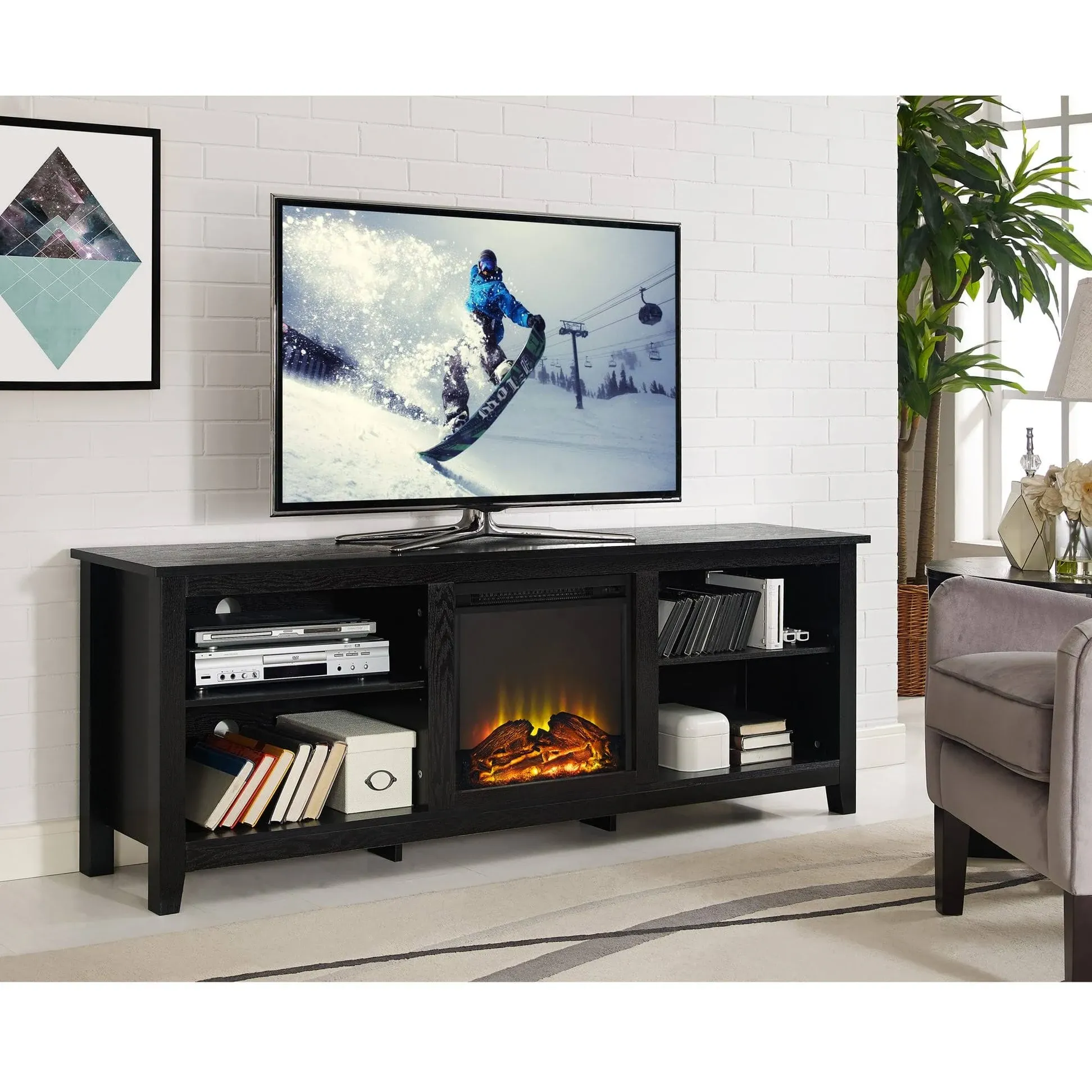 Essential Fireplace TV Stand