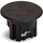 Lew Electric PBR1-FPDB 1 Duplex Round Floor Box, Flip Lids, Bronze